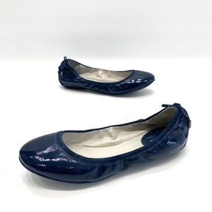 Cole Haan Maria Sharapova blue ballet flats 8 B